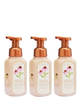 Bath & Body Works Springtime Greenhouse Gentle & Clean Foaming Hand Soap x 3